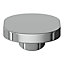 Bouton de meuble ovale Minzh gris ⌀.35mm x L.25mm