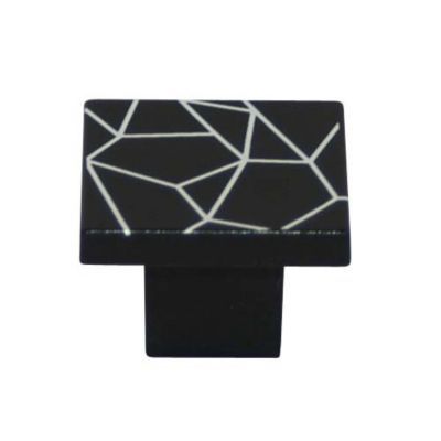 bouton de meuble plastique colours bicolor noir blanc o31 mm castorama