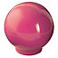 Bouton de meuble plastique Colours Flashy rose ø30 mm