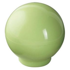 Bouton de meuble plastique COLOURS Flashy vert lime ø30 mm