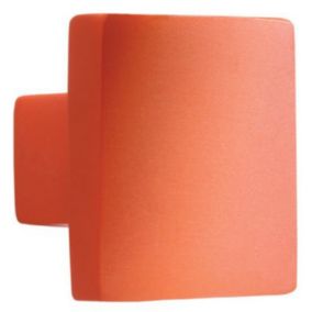 Bouton de meuble plastique Colours Funny square orange