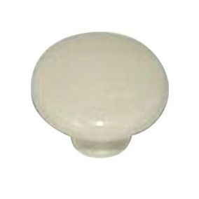Bouton de meuble porcelaine COLOURS Antan chamois Ø32 mm