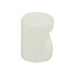 Bouton de meuble résine Colours Lino blanc