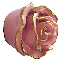 Bouton de meuble résine COLOURS Victoria rose