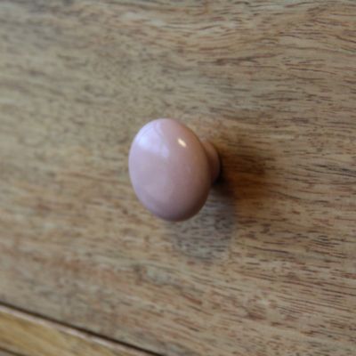 Lot De 5 Boutons Vintage Rose Effet Corne Mat - 2,2 Cm - Référence 3217 - Occasion