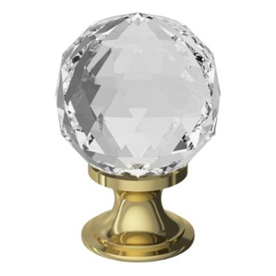 Bouton de meuble Ruis GoodHome effet or Ø3.2cm x H.4.3cm