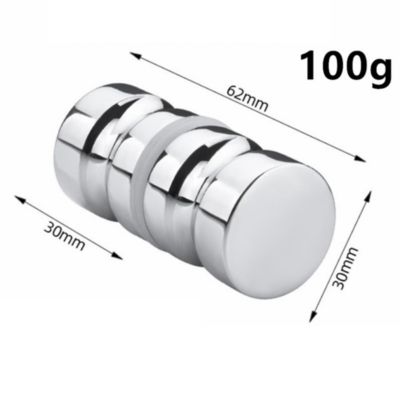 Ensemble De Poignées De Porte De Douche De Rechange, Boutons De Porte En Verre En Acier Inoxydable, Pièces De Poignée à Pousser Et à Tirer Pour Poignée De Porte Coulissante De Salle