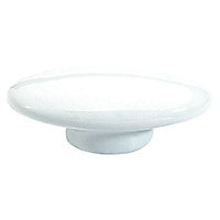 Bouton ovale porcelaine blanc 410 x 270 mm