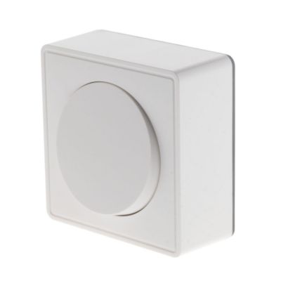 Bouton poussoir 10A en saillie - Blanc - Vulco - Zenitech | Castorama
