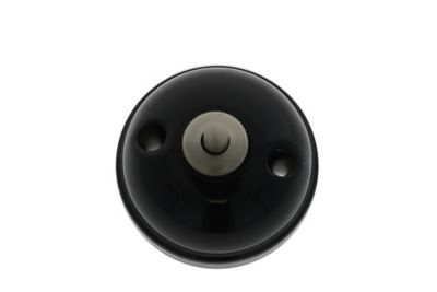 Bouton poussoir en saillie Fontini Garby Porcelaine noire
