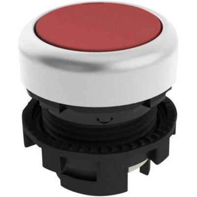 Bouton-poussoir rouge 20 mm E21PU2R3290, fonction momentanée, IP67.
