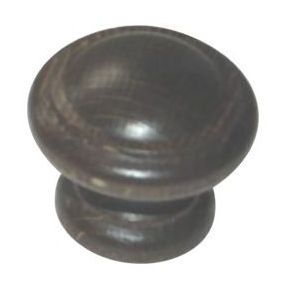 Bouton régence bois noyer Laris Ø30mm