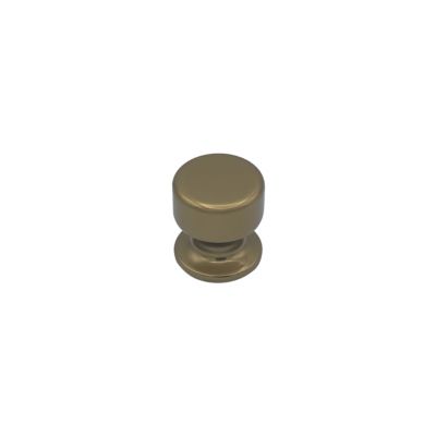 Bouton tirant de porte fixe D50 mm en aluminium Bronze poli - breveté - lot de 6 boutons