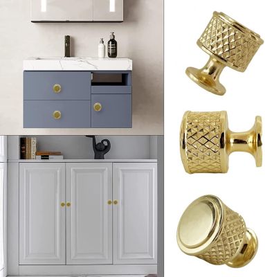 Boutons de Meuble Doré, Boutons de Tiroir de Monotrou, Gold Boutons de Portes Armoire, Massif Alliage de Zin Poignée Cuisine