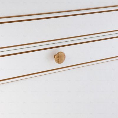 Boutons pour meubles en zamac Diamètre 31 Or Milan