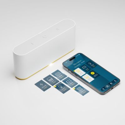 Box domotique TaHoma® switch - Somfy - Centralise et pilote les équipements connectés - Contrôle à distance - Compatible IO, RTS & Zigbee