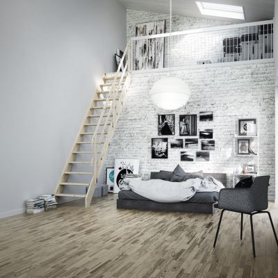 BPS Grand Space Saving Escaliers Marches extra-larges 300 kg Load Hauteur entre le sol et l'étage jusqu'à 3,11 m