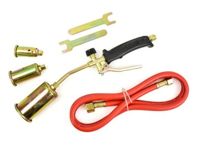 Brûleur Gazier Professionnel Avec 3 Buses 25 35 50mm En Blister