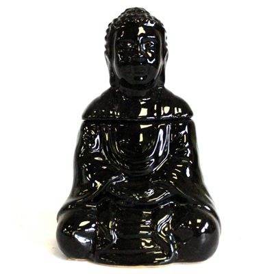 brûleur à huile bouddha assis - noir- vendu par 1 | Castorama