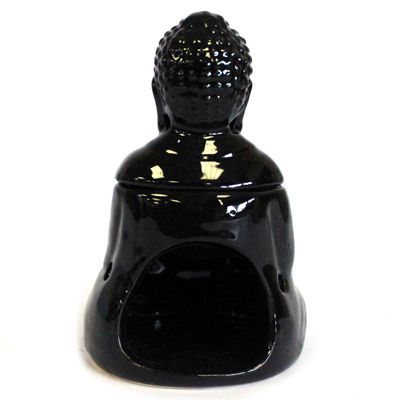 brûleur à huile bouddha assis - noir- vendu par 1 | Castorama