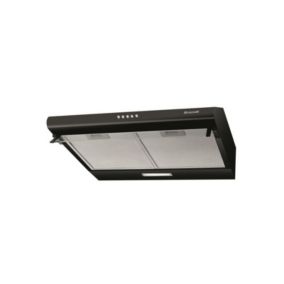 BRANDT Hotte visière 60 cm 321 m3/h noir - BHC9602B