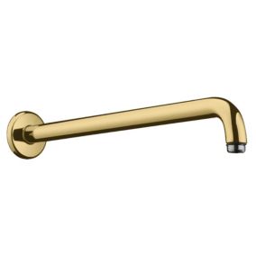 Bras de douche M 389 mm, Aspect Doré poli (27413990)