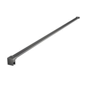 Bras de fixation 120 cm SAT Walk-in, PVD Gun metal, (SATZAV1GM)