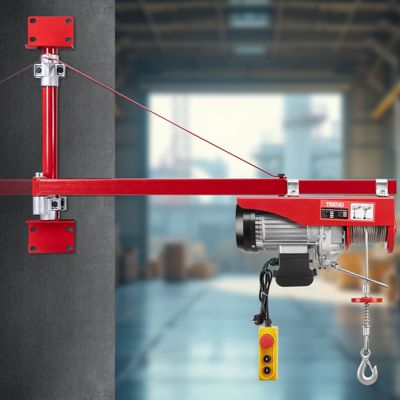 Bras de support de palan électrique, Capacité de Charge 200-800 kg, Bras de Levage de Palan d'Échafaudage 180 degrés