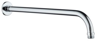 Bras mural pour pomme de douche, rond chrome, Edouard Rousseau