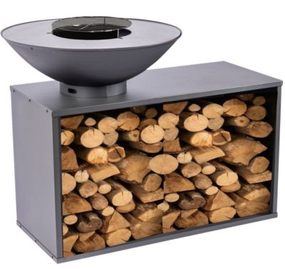 Braséro Onyx Noir 80Table+Housse+Grille