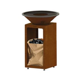 Brasero B.B.O Ø.58 x H.88 cm cognac Oyat