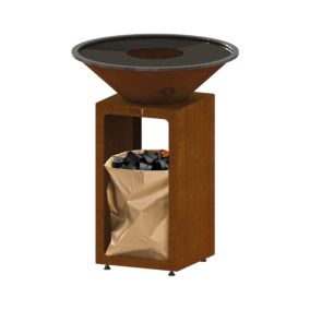 Brasero B.B.O Ø.68 x H.94 cm cognac Oyat