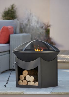 Braséro Blooma Ulong noir ø 56 cm x H 58 cm