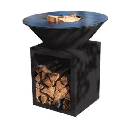 Brasero Classique Acier 103 Noir Double Cuve