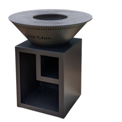 Brasero Classique Aluminium 103 Noir Double Cuve