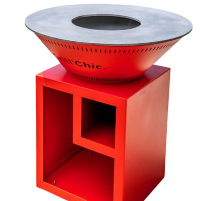 Brasero Classique Aluminium 103 Rouge Double Cuve