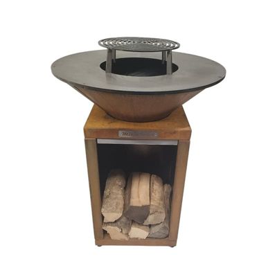 BRASERO COULEUR CORTEN diamètre 75cm