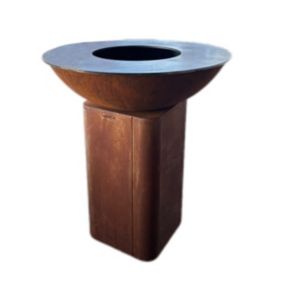 Brasero Curvo Small Corten 72- Quoco