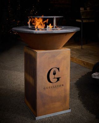 Brasero de cuisson en acier corten Ø.75 cm Gueuleton