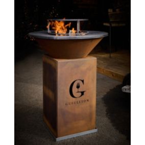 Brasero de cuisson en acier corten Ø.75 cm Gueuleton