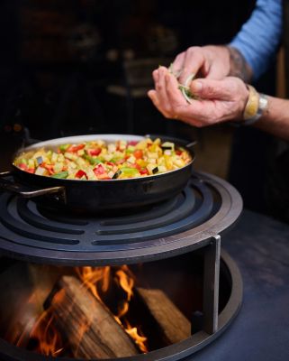 Brasero de cuisson en acier corten Ø.75 cm Gueuleton
