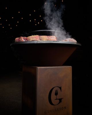 Brasero de cuisson en acier corten Ø.75 cm Gueuleton