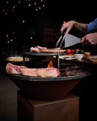 Brasero de cuisson en acier corten Ø.75 cm Gueuleton