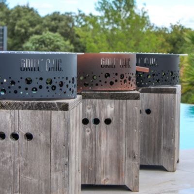 Brasero Ptit Grill Acier Imitation Corten