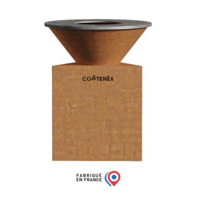Brasero Tradition 80 cm Acier Corten