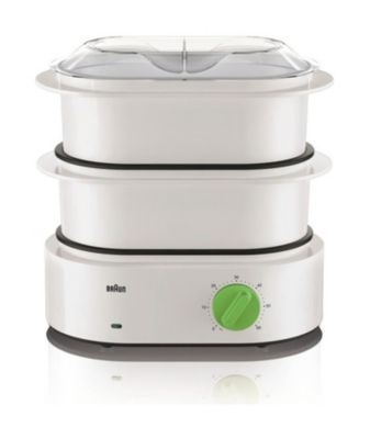 Braun - Cuiseur vapeur - 850 W - capacite 2 litres - minuterie arret automatique