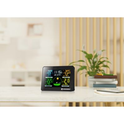Bresser Quadro NLX Thermomètre Hygromètre pour l'intérieur/l'extérieur 3x