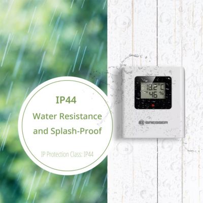 Bresser Quadro NLX Thermomètre Hygromètre pour l'intérieur/l'extérieur 3x