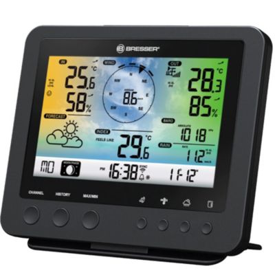 Bresser Station de base météo 5 en 1 avec écran et tendance météo