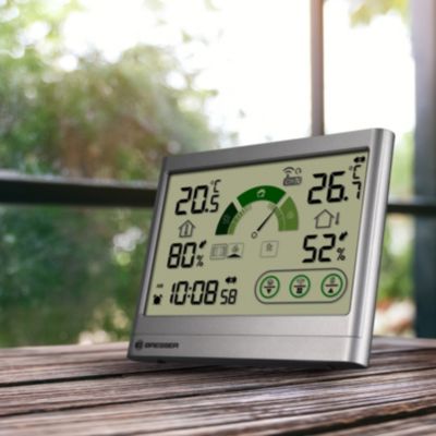 Bresser VentAir H Thermomètre Hygromètre intérieur extérieur 1 capteur